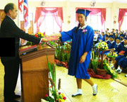 Mana Saepan graduation.