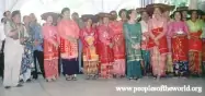 Indigenous Karo Batak people