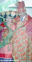 Indigenous Karo Batak people