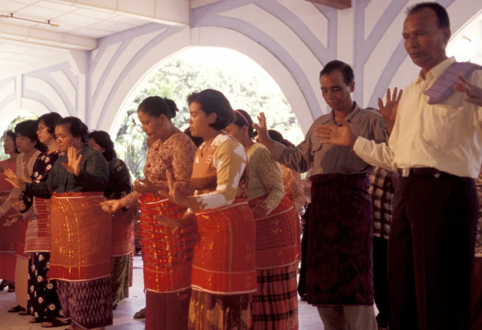 Indigenous Karo Batak people