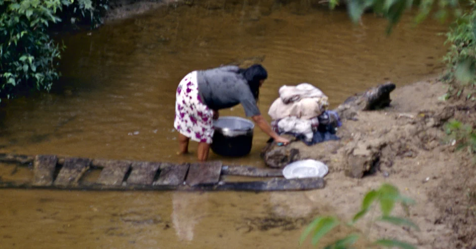 fotografía de pueblos Huaorani.